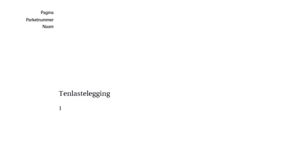 dagvaarding tenlastelegging