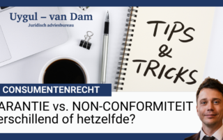 garantie non-conformiteit