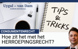 herroepingsrecht consumentenrecht
